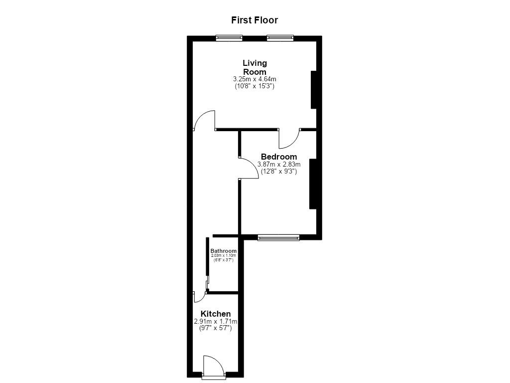 451A, Blackpool Road, Preston floorplan