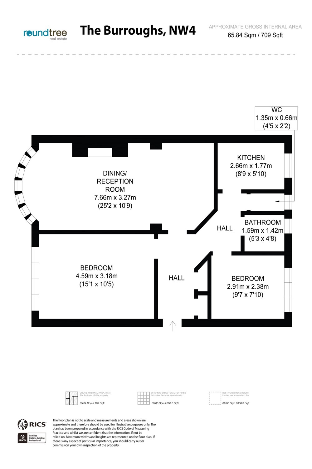 Quadrant Close, Hendon floorplan