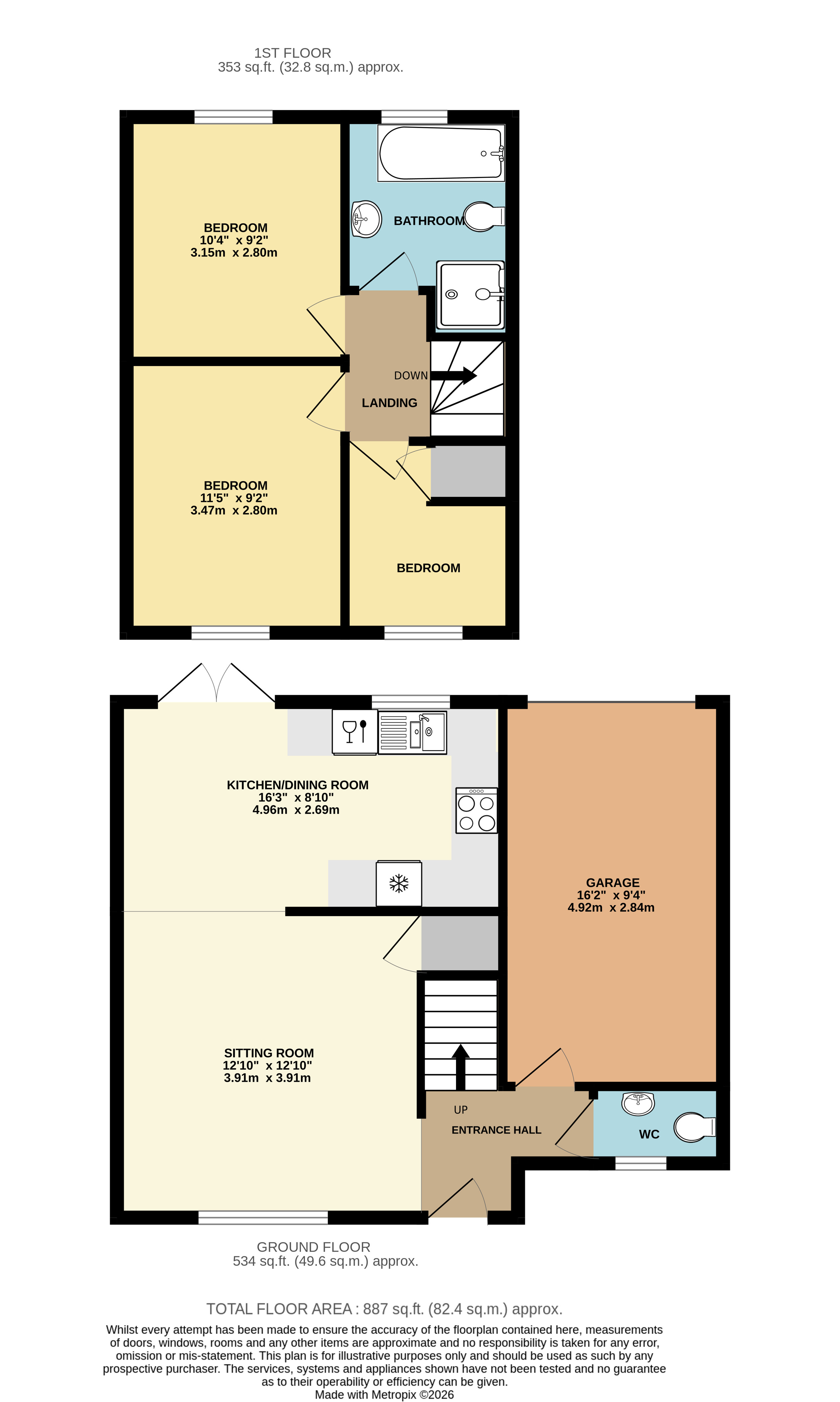 12, The Poplars, Halesworth floorplan