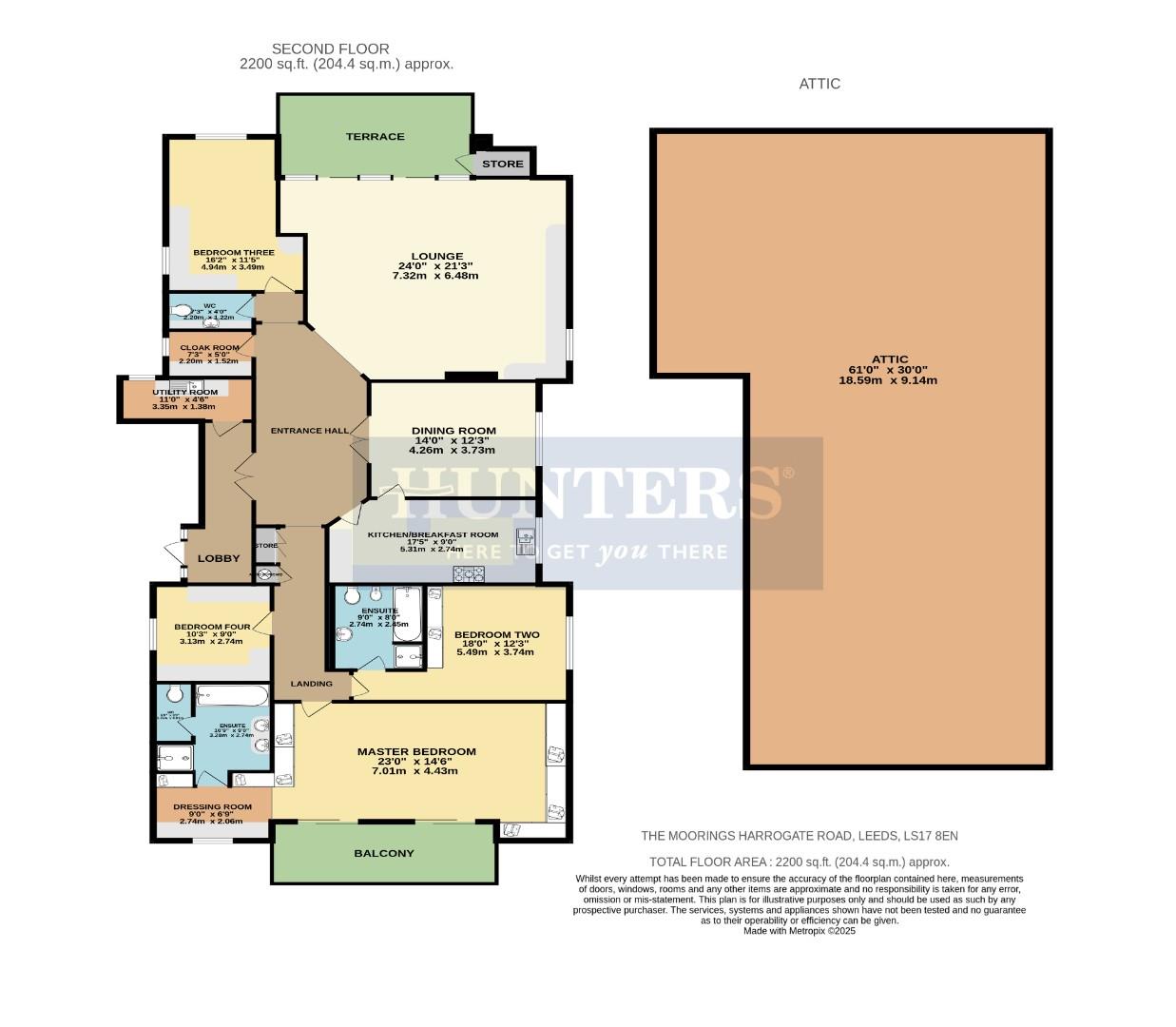 21, The Moorings, Alwoodley floorplan