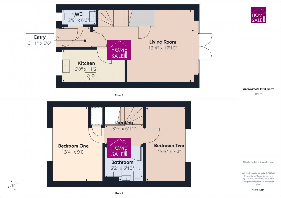 51, Dunmore Road Market Harborough, Leicestershire floorplan