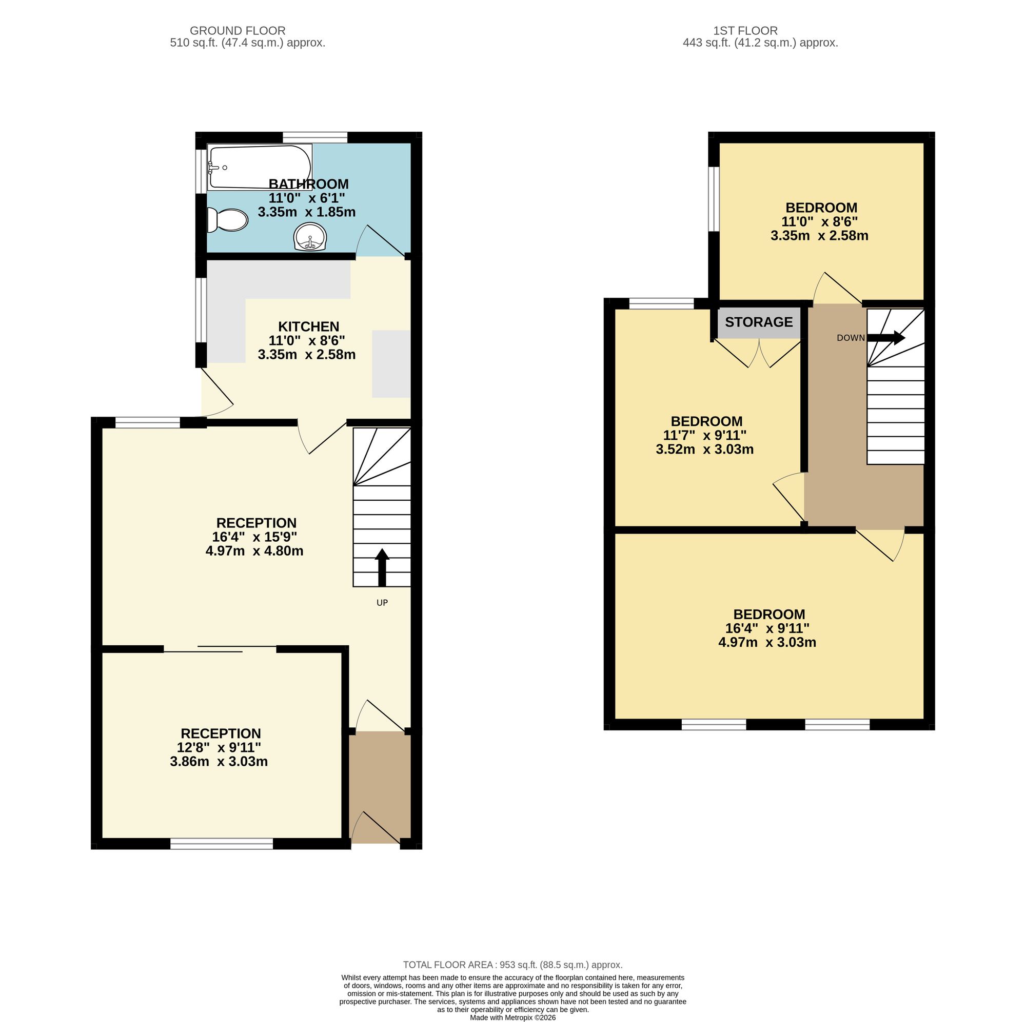 9 Plas Terrace, Blackwood floorplan