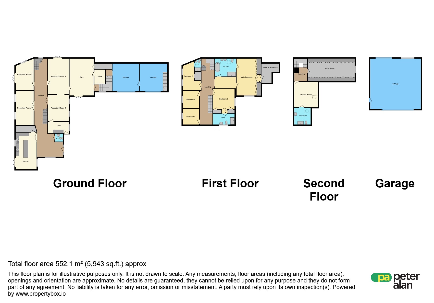 Gwaun Miskin House, Mill Lane, Pontyclun floorplan