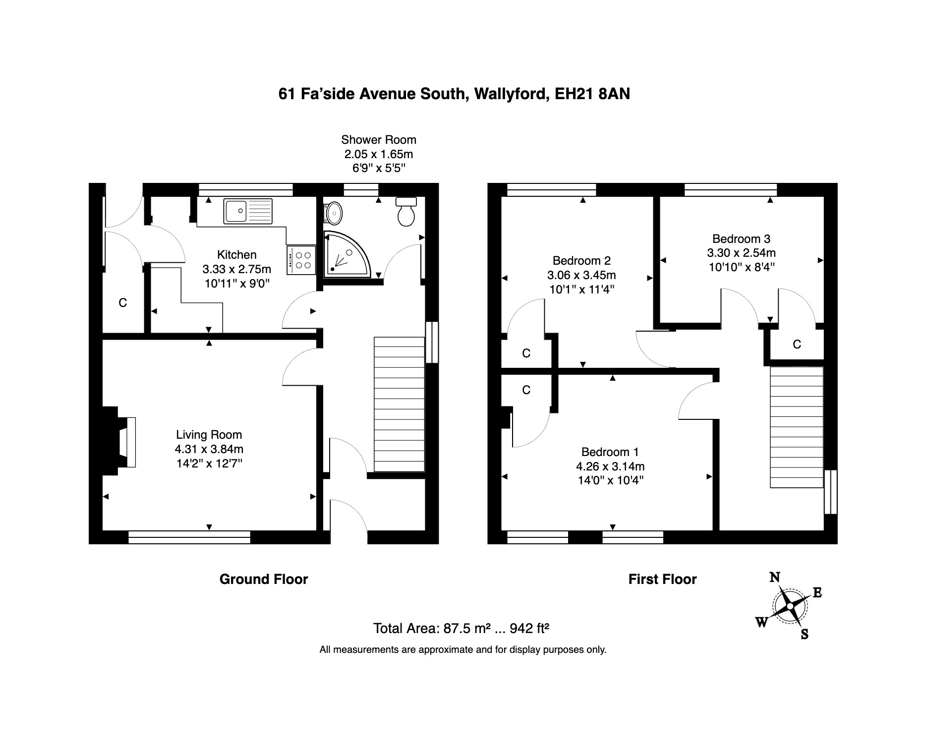 61, Fa'Side Avenue South, Wallyford floorplan