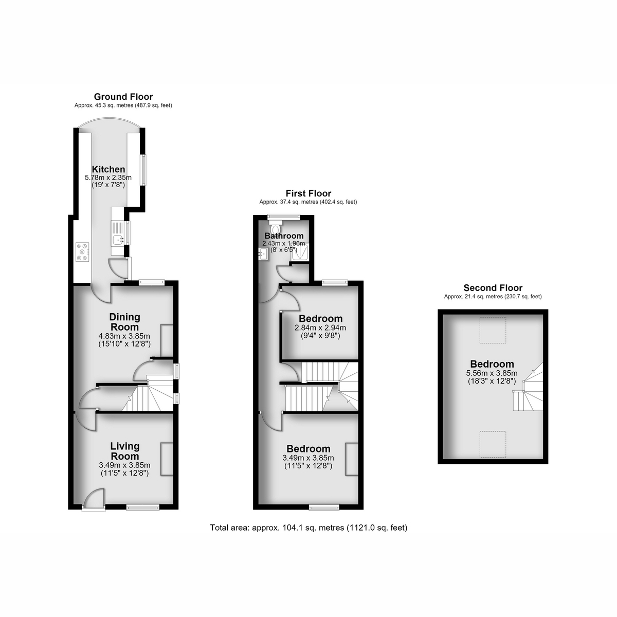 28, Broad Lane, Brinsley floorplan