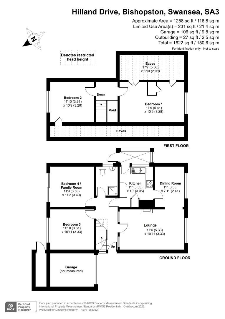 Hilland Drive, Swansea SA3, 4 bedroom detached bungalow for