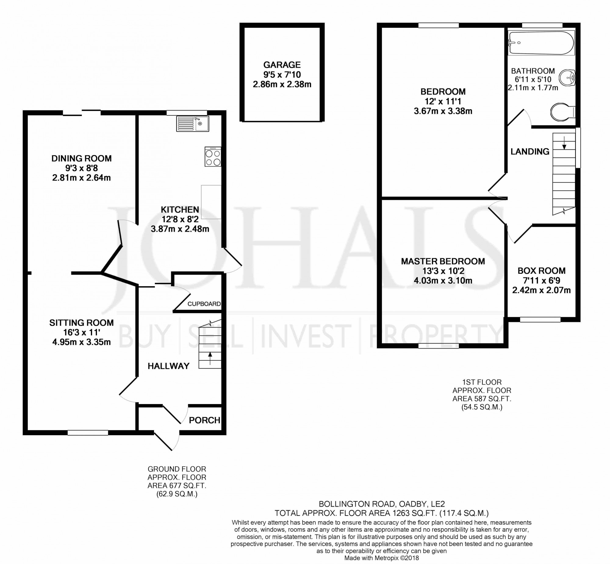 3 Bedrooms Detached house to rent in Bollington Road, Oadby LE2