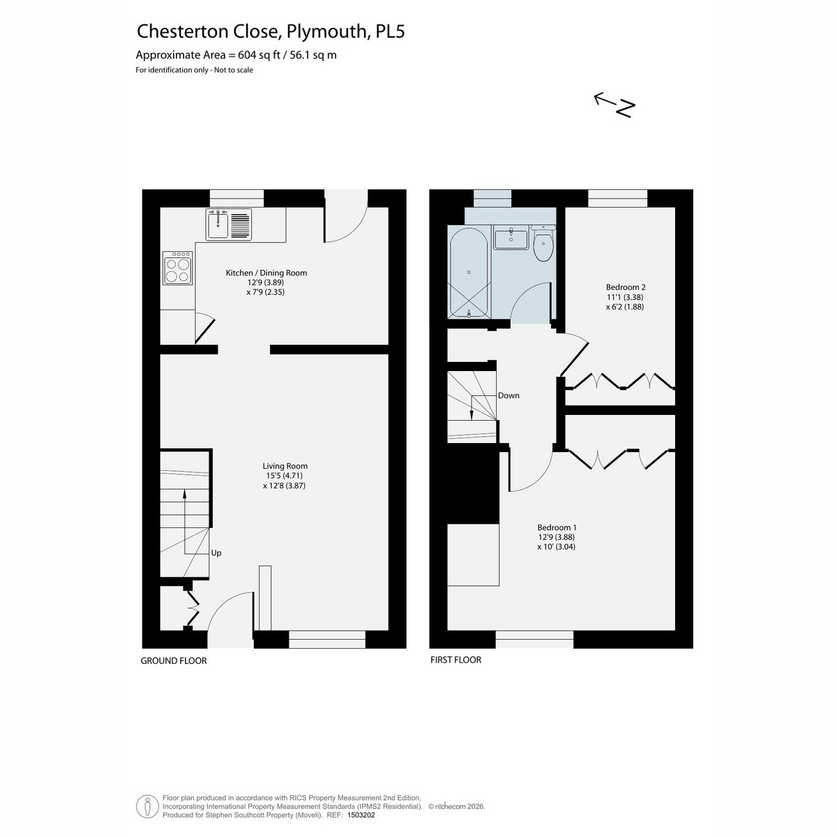 4, Chesterton Close, Plymouth floorplan