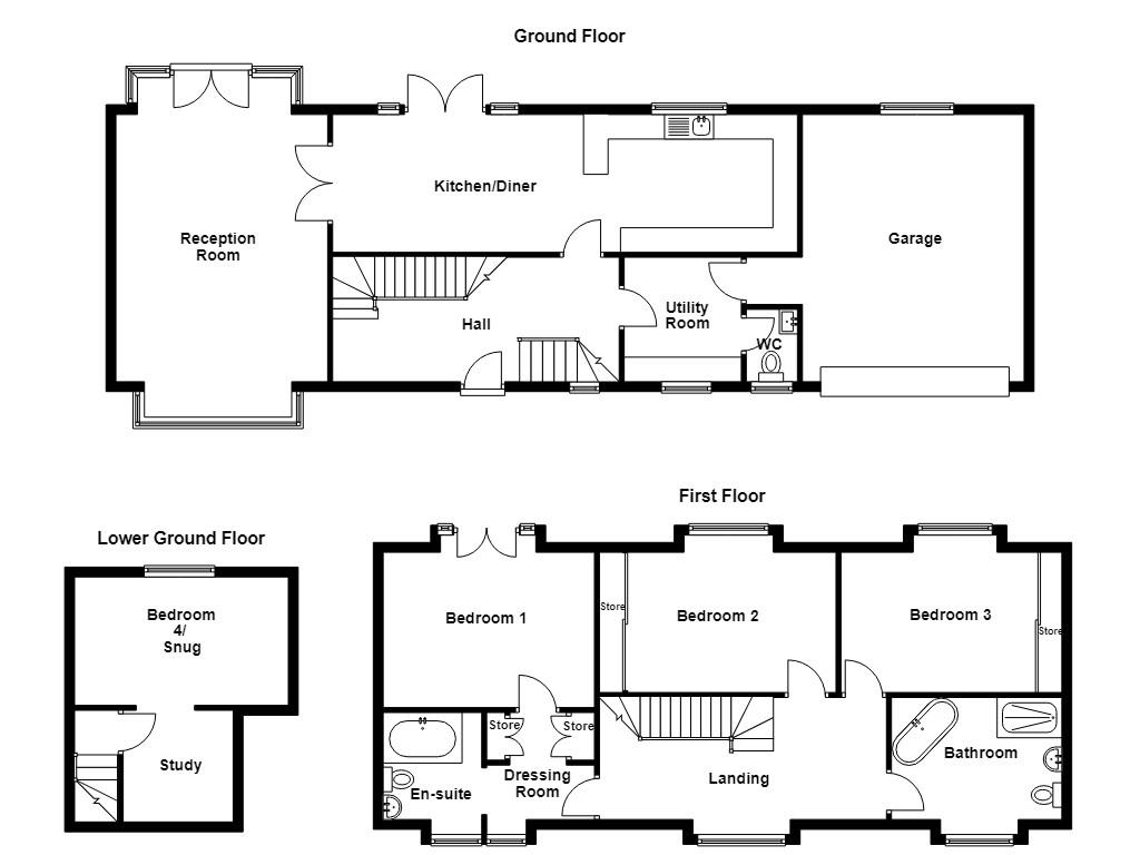 67, Marland Fold, Rochdale floorplan