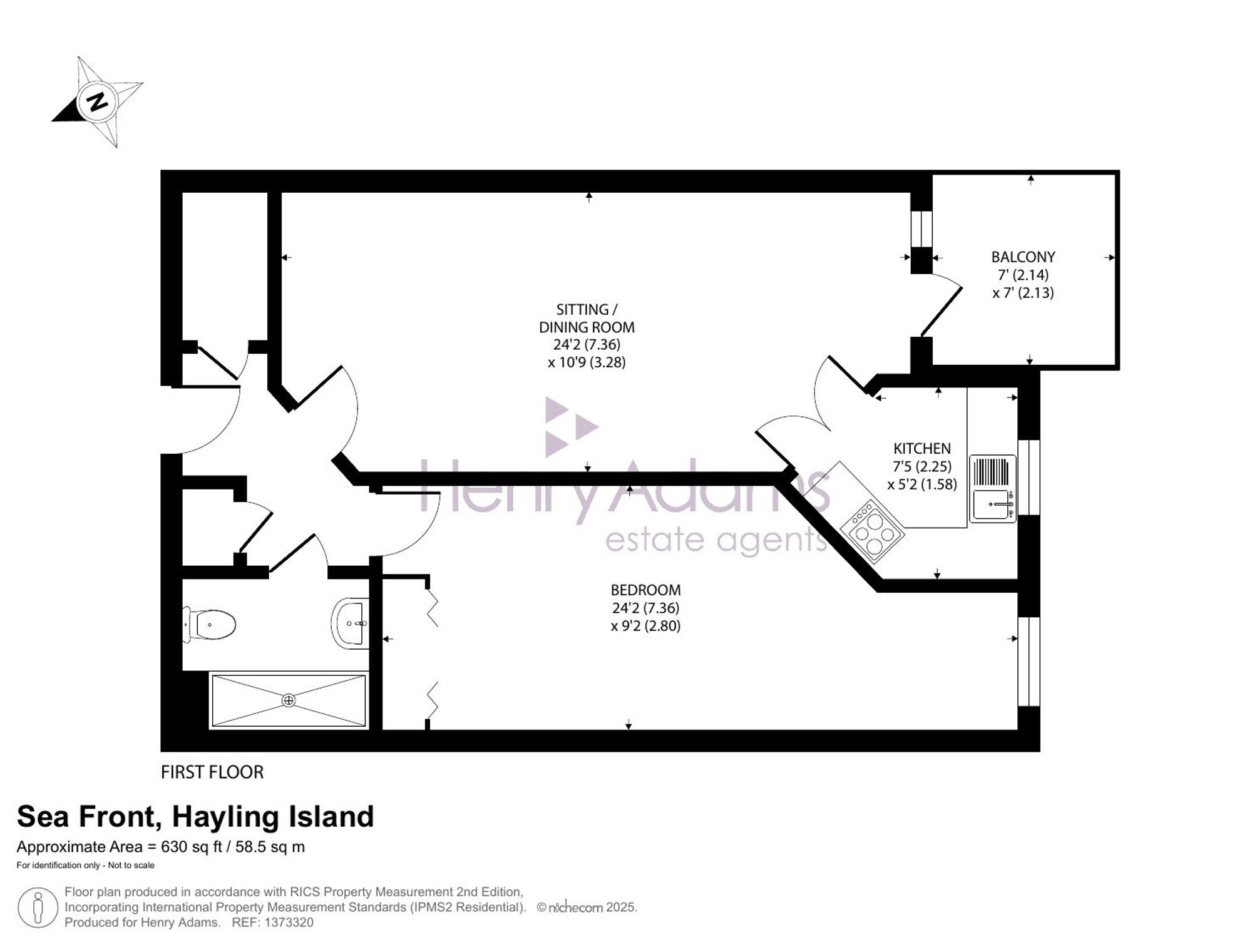 18 Dilkusha Court, Hayling Island floorplan