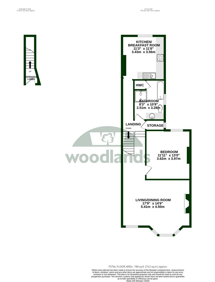 16, Wellington Road, Horsham floorplan
