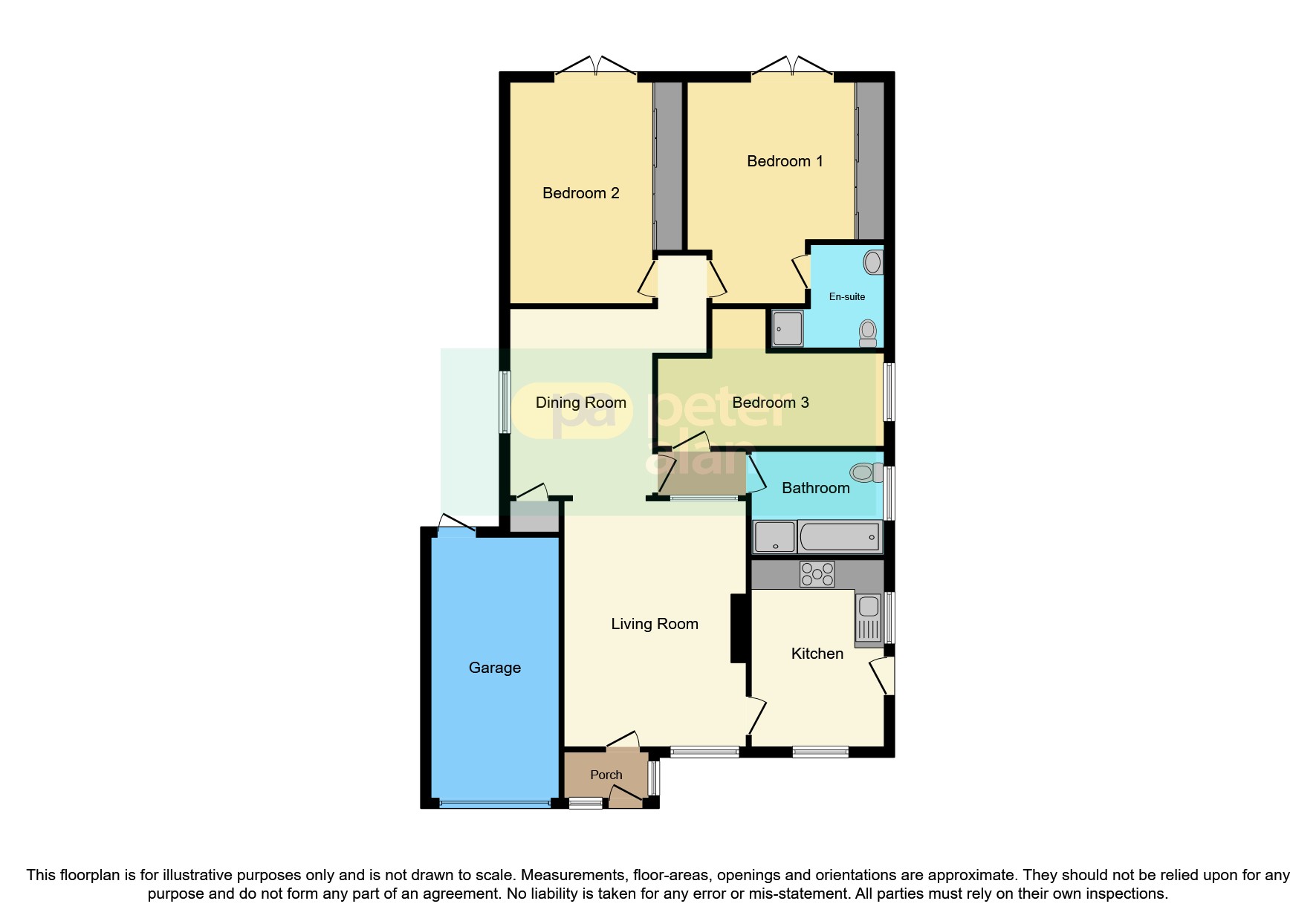 Daphne Road, Bryncoch, Neath SA10, 3 bedroom detached bungalow for sale