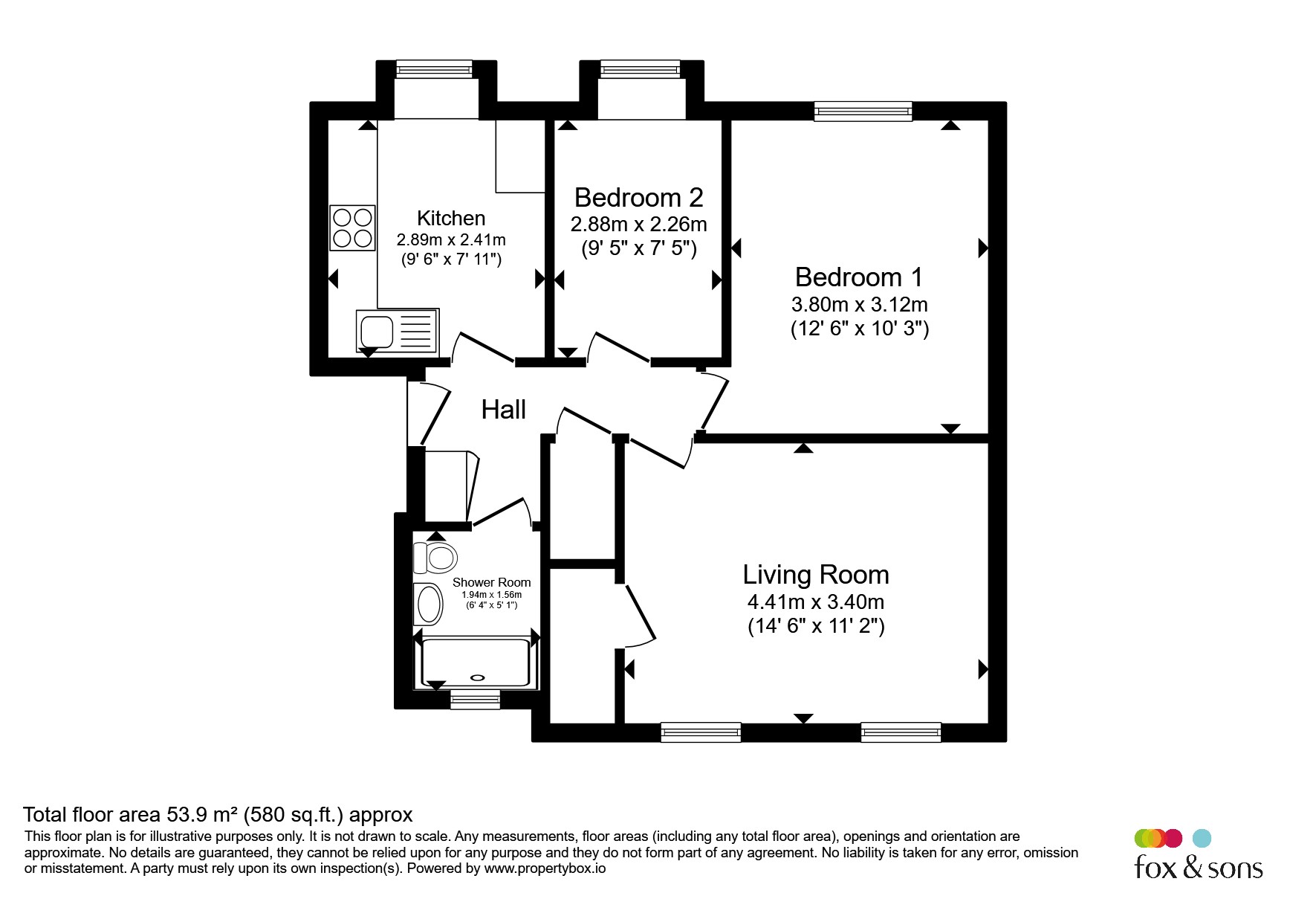 Elm Grove, Lancing floorplan