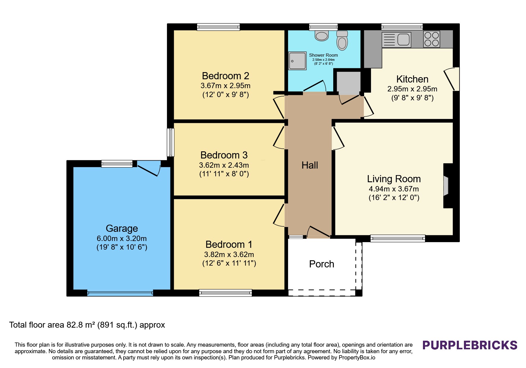 11, Dunoon Close, Rise Park, Nottingham floorplan