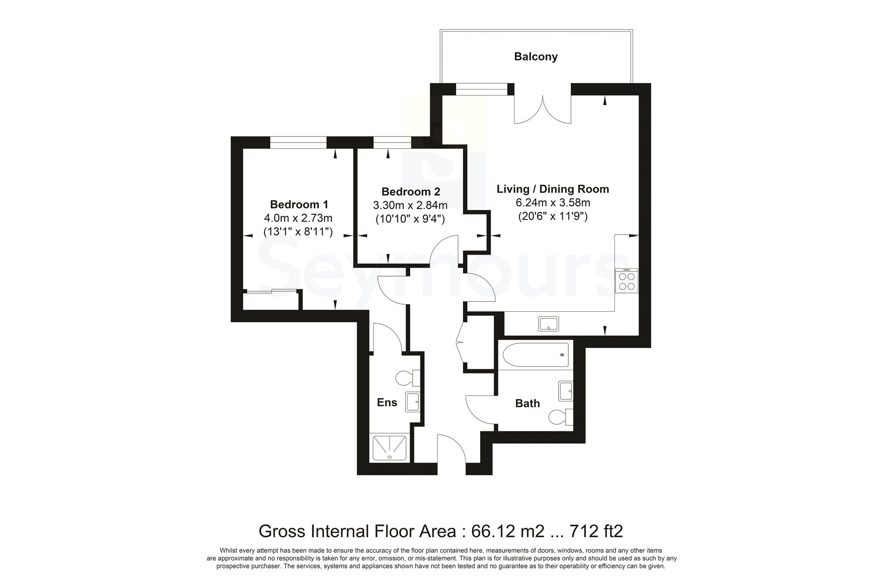 Flat 18, Britannia Wharf,, Monument Road, Surrey floorplan
