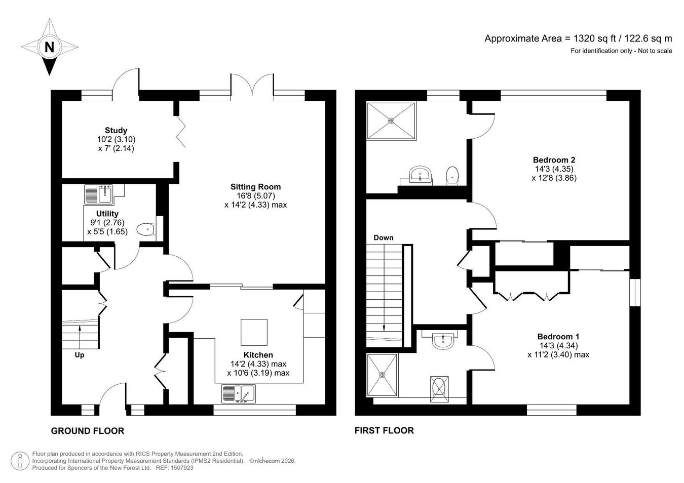 4, Homefield Close, Christchurch floorplan