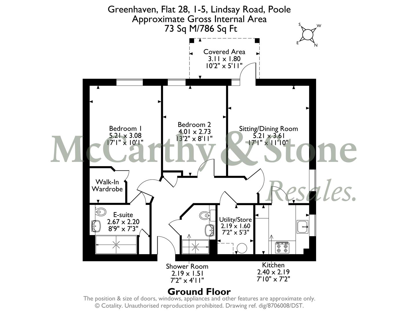 28 Greenhaven, Lindsay Road, Poole floorplan