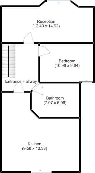 1 Bedrooms Flat to rent in Carnarvon Road, London, Leyton . E10