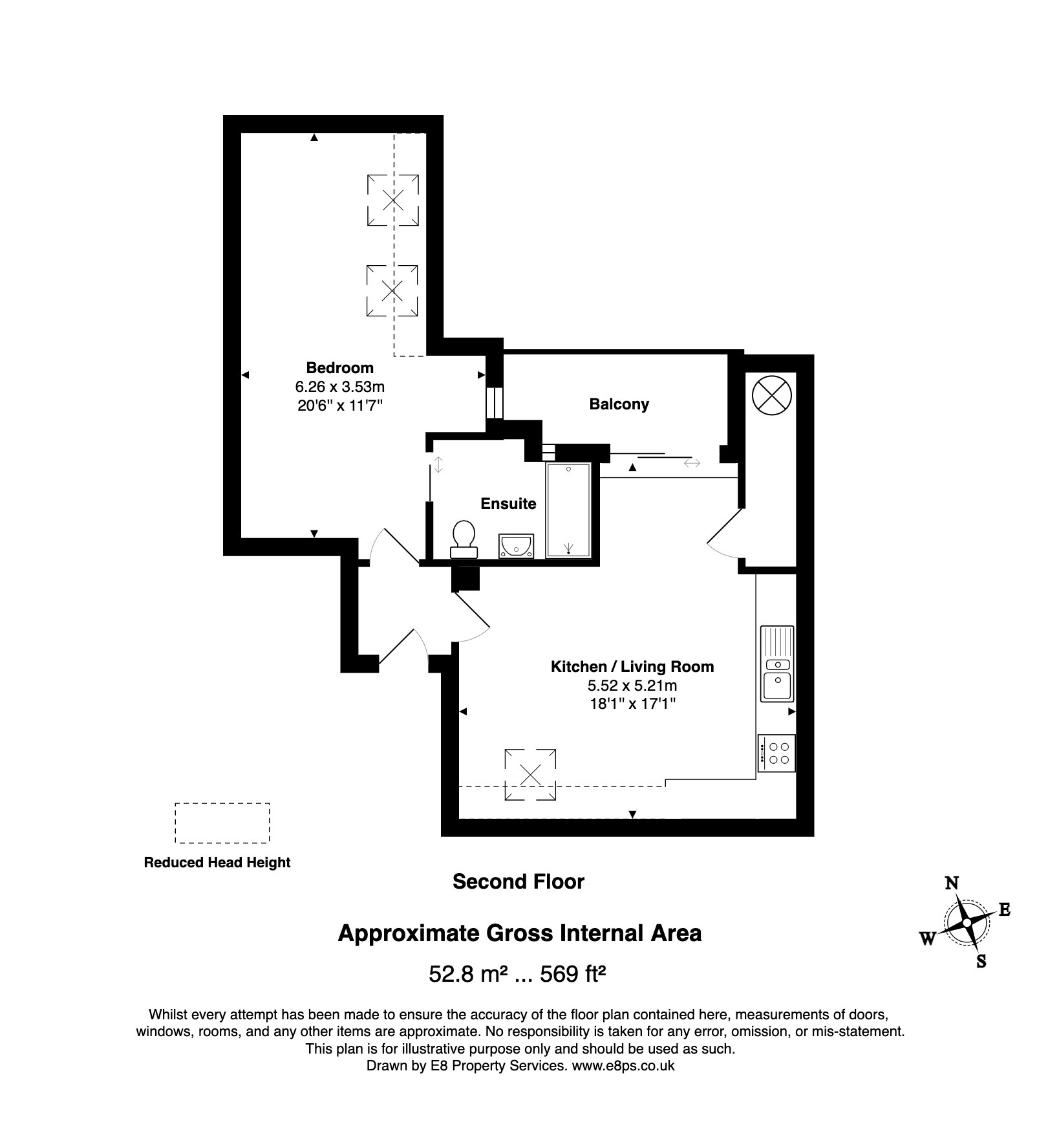 8 Coolidge Court, Oxford floorplan
