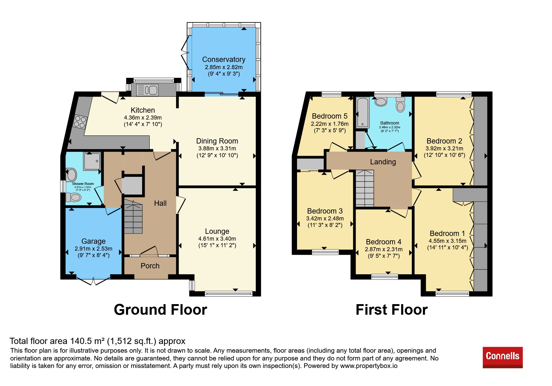 45, Fairview Road, Wolverhampton floorplan