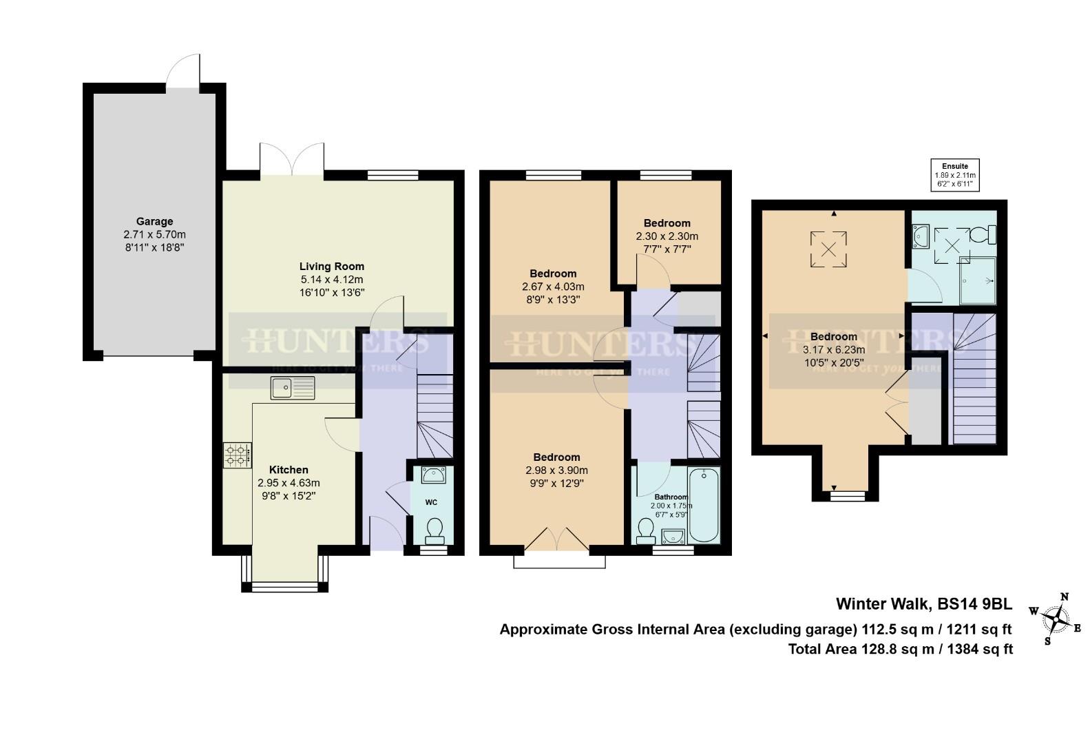 1, Winter Walk, Bristol floorplan