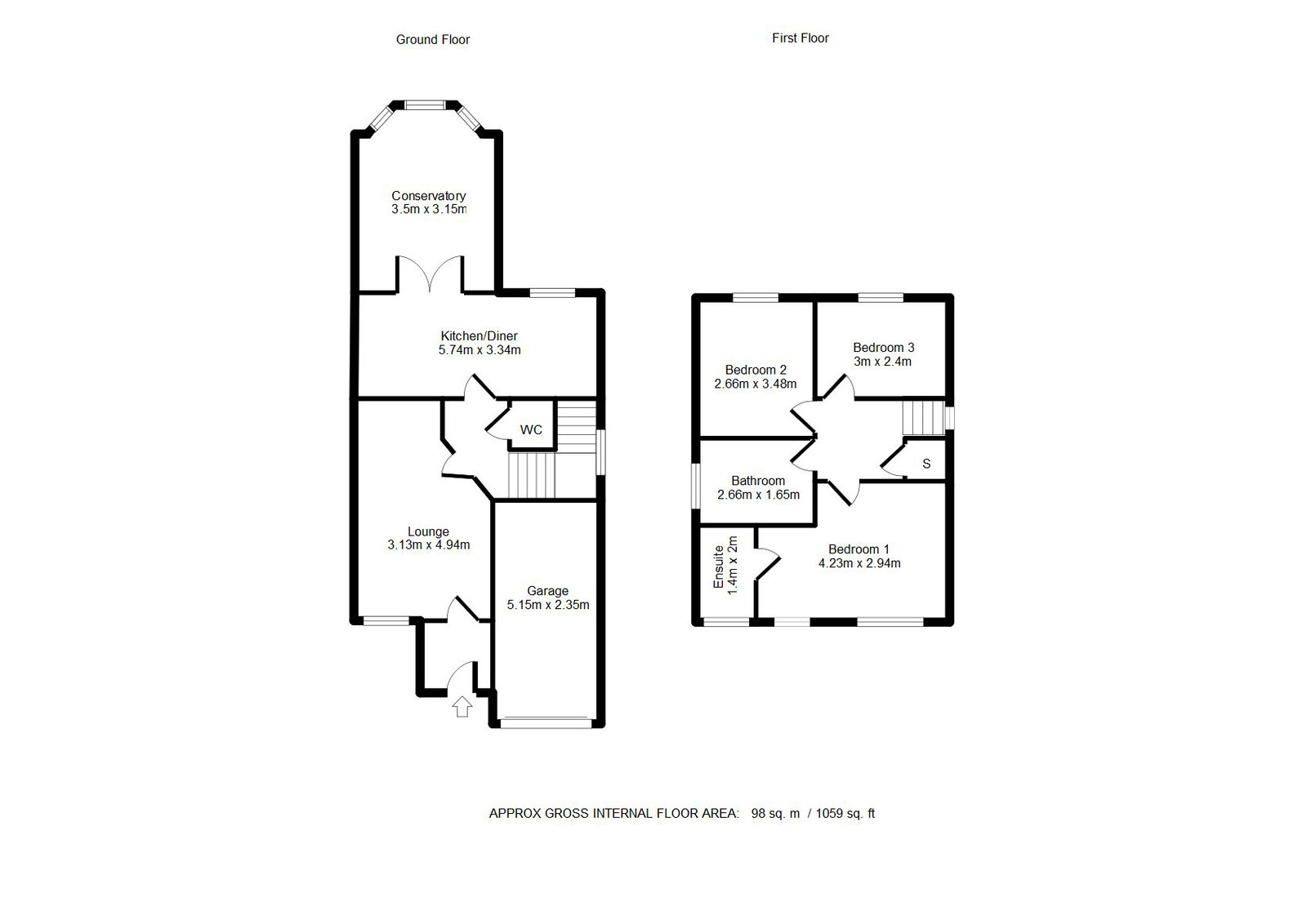 Gate Lane, Manchester floorplan