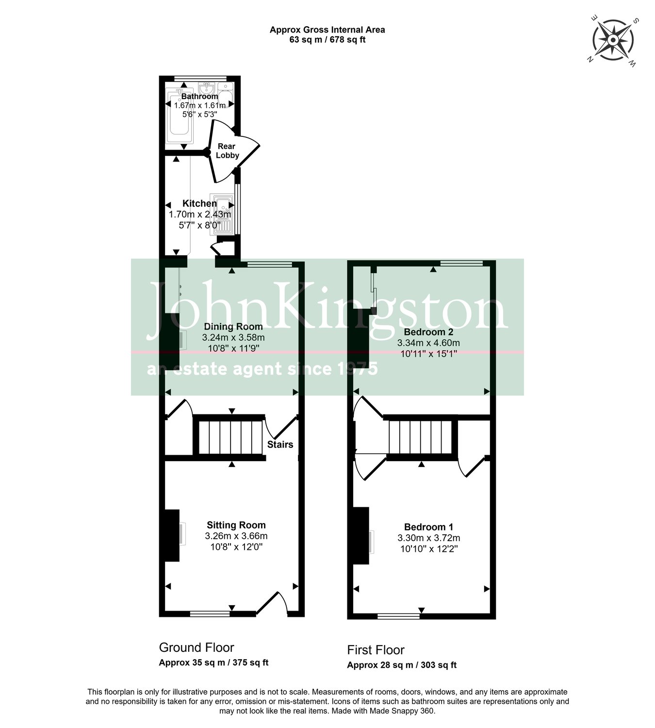6 Riverdale Cottages, Crown Road, Shoreham floorplan