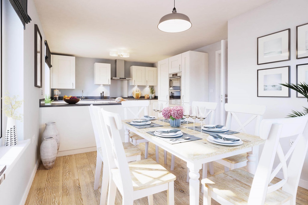 Property 2 of 9. An Open Plan Kitchen And Dining Area Is The Perfect Place For Entertaining