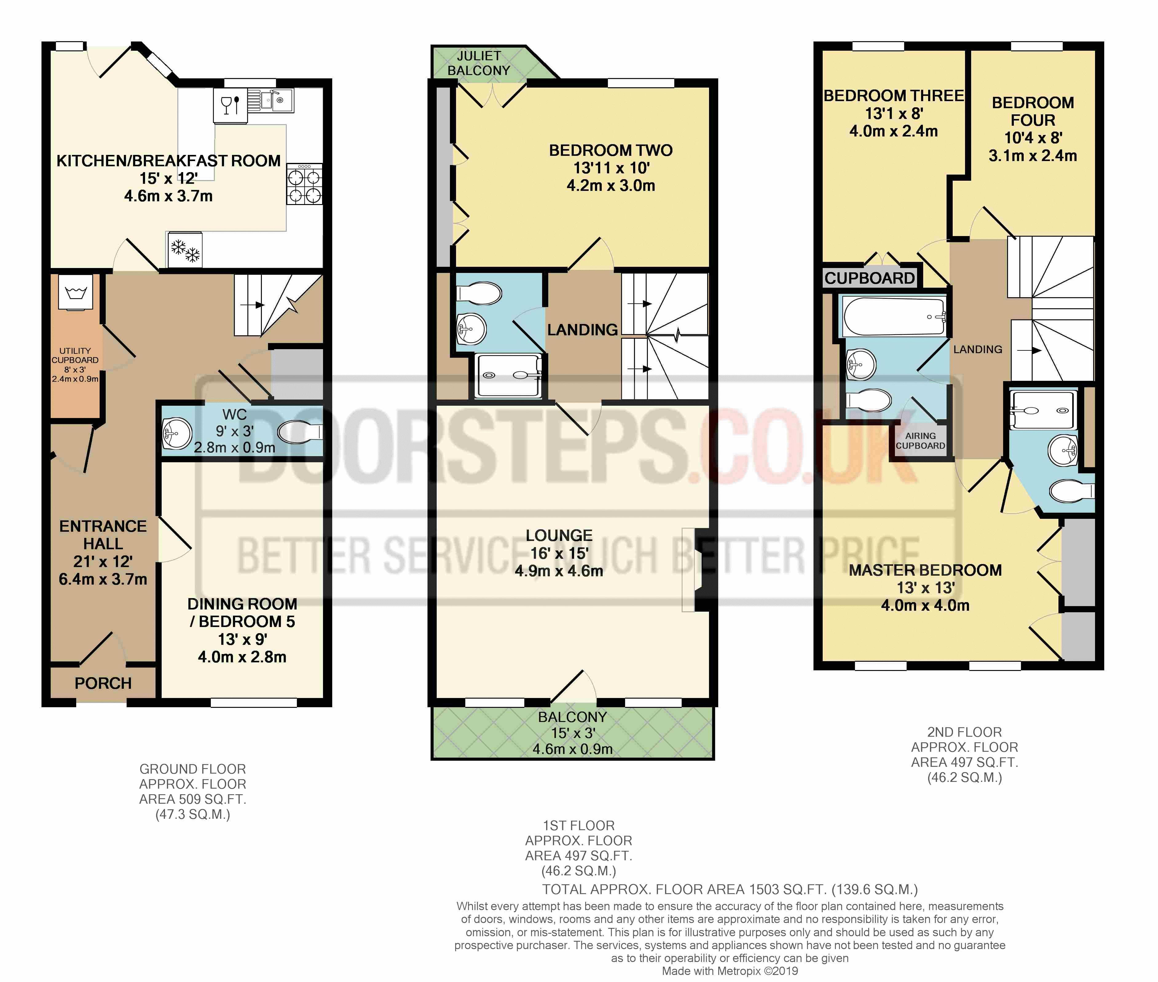 4 Bedrooms Terraced house for sale in The Boulevard, Greenhithe DA9