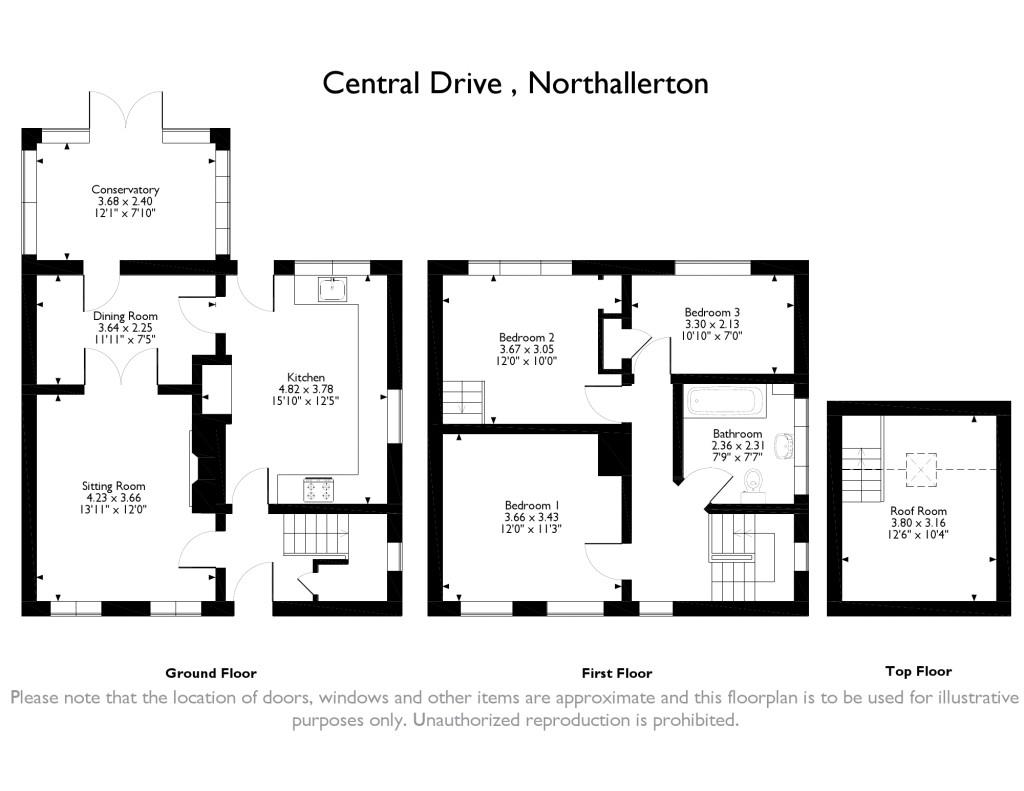 3 Bedrooms Semi-detached house for sale in Central Drive, Northallerton DL6