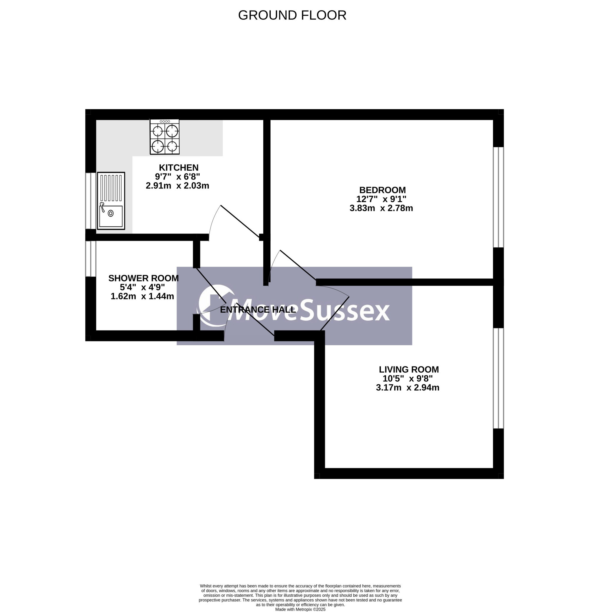 60a, Windsor Way, Polegate floorplan
