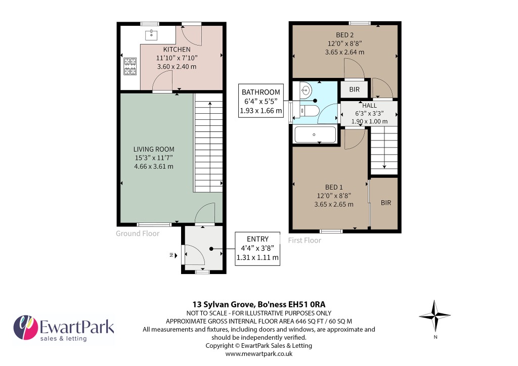 13, Sylvan Grove, Falkirk floorplan