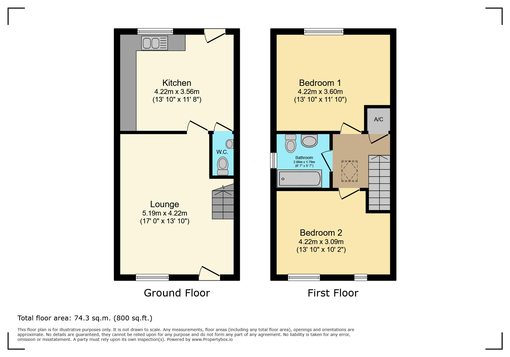 12, Forest Way, MARKET RASEN floorplan
