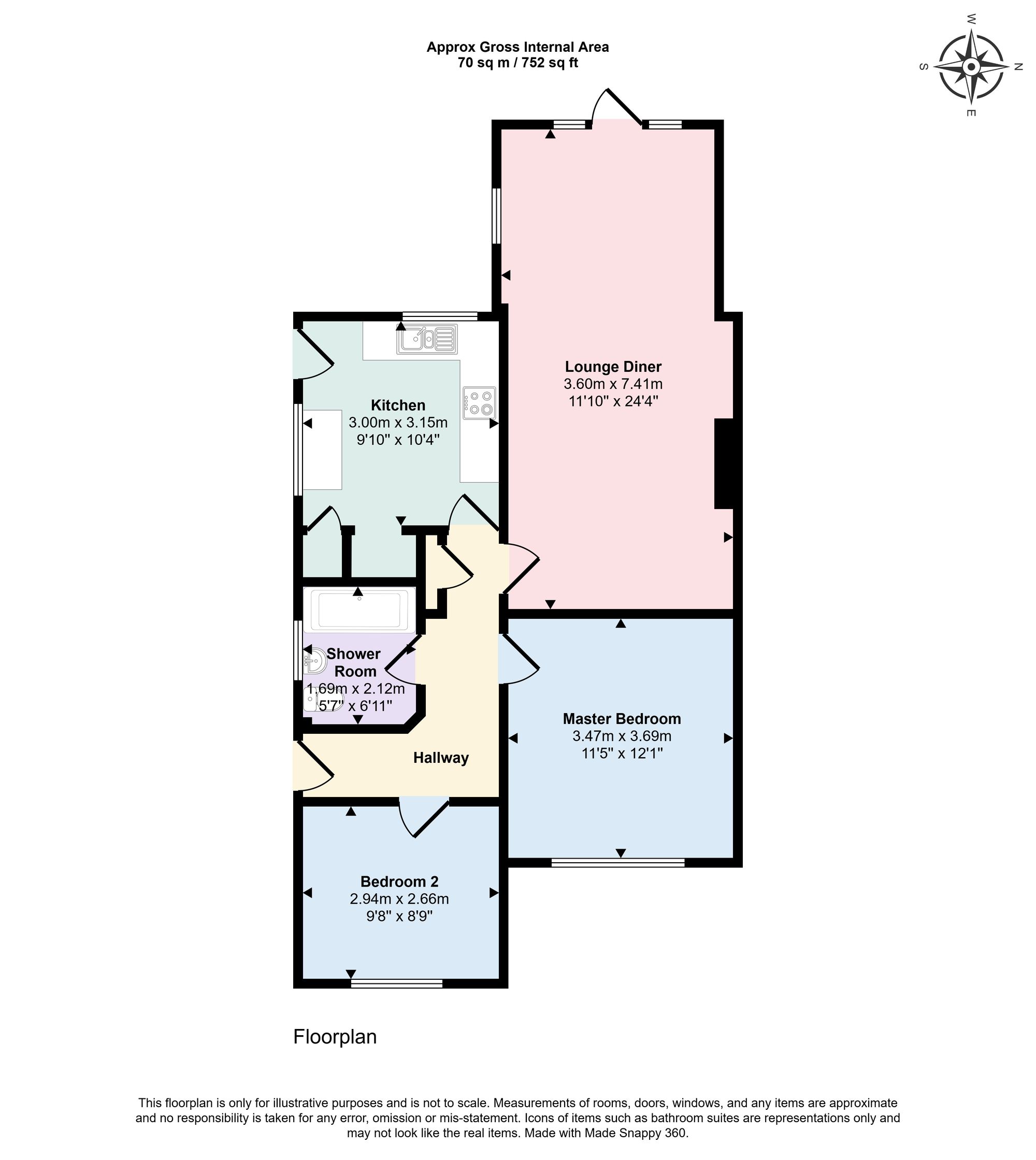 6 Crowhurst Drive, Leicester floorplan