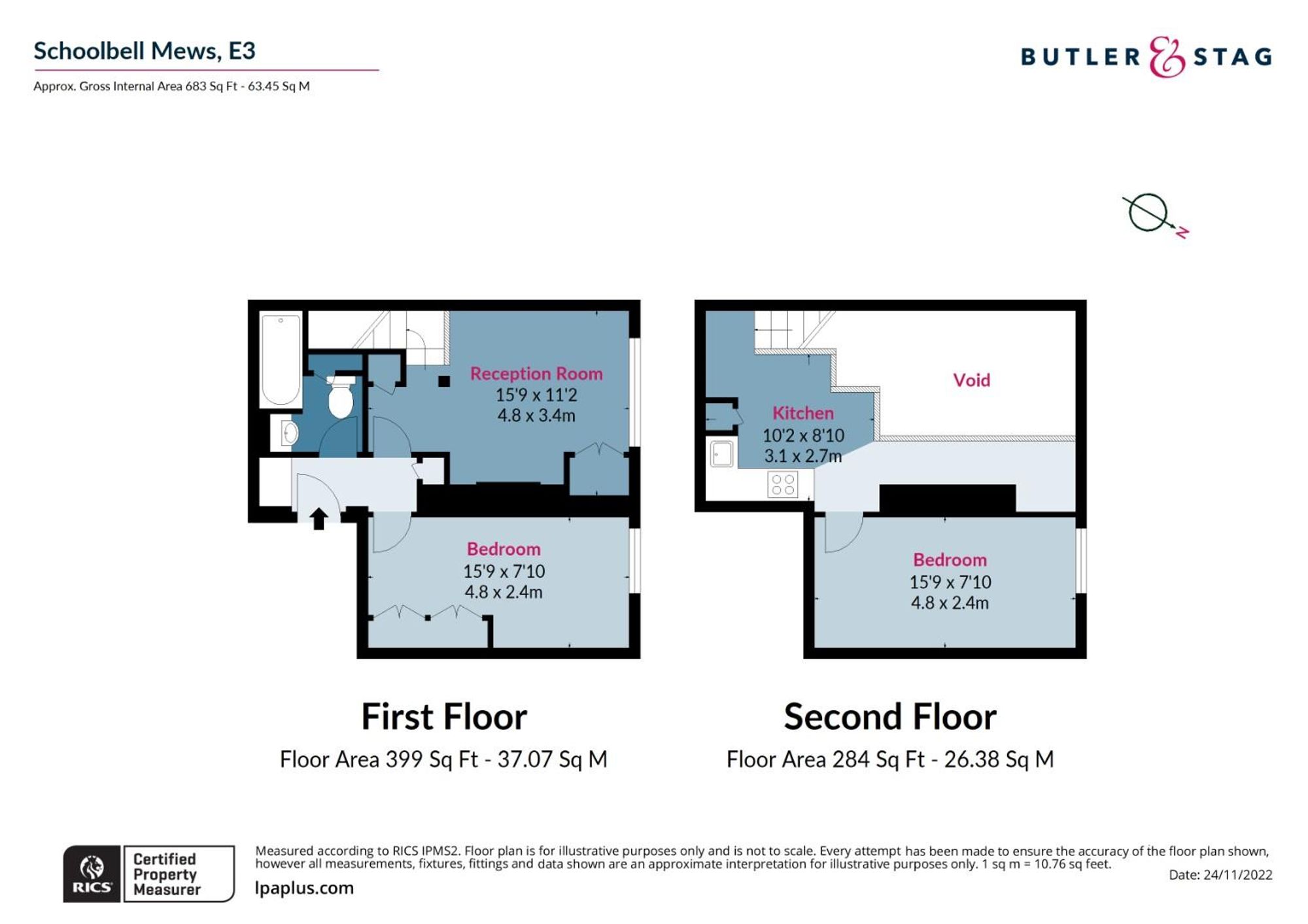 30 Schoolbell Mews, London floorplan