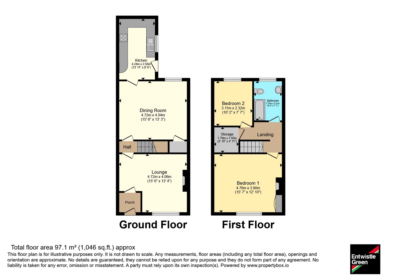 403, Rochdale Old Road, Bury floorplan
