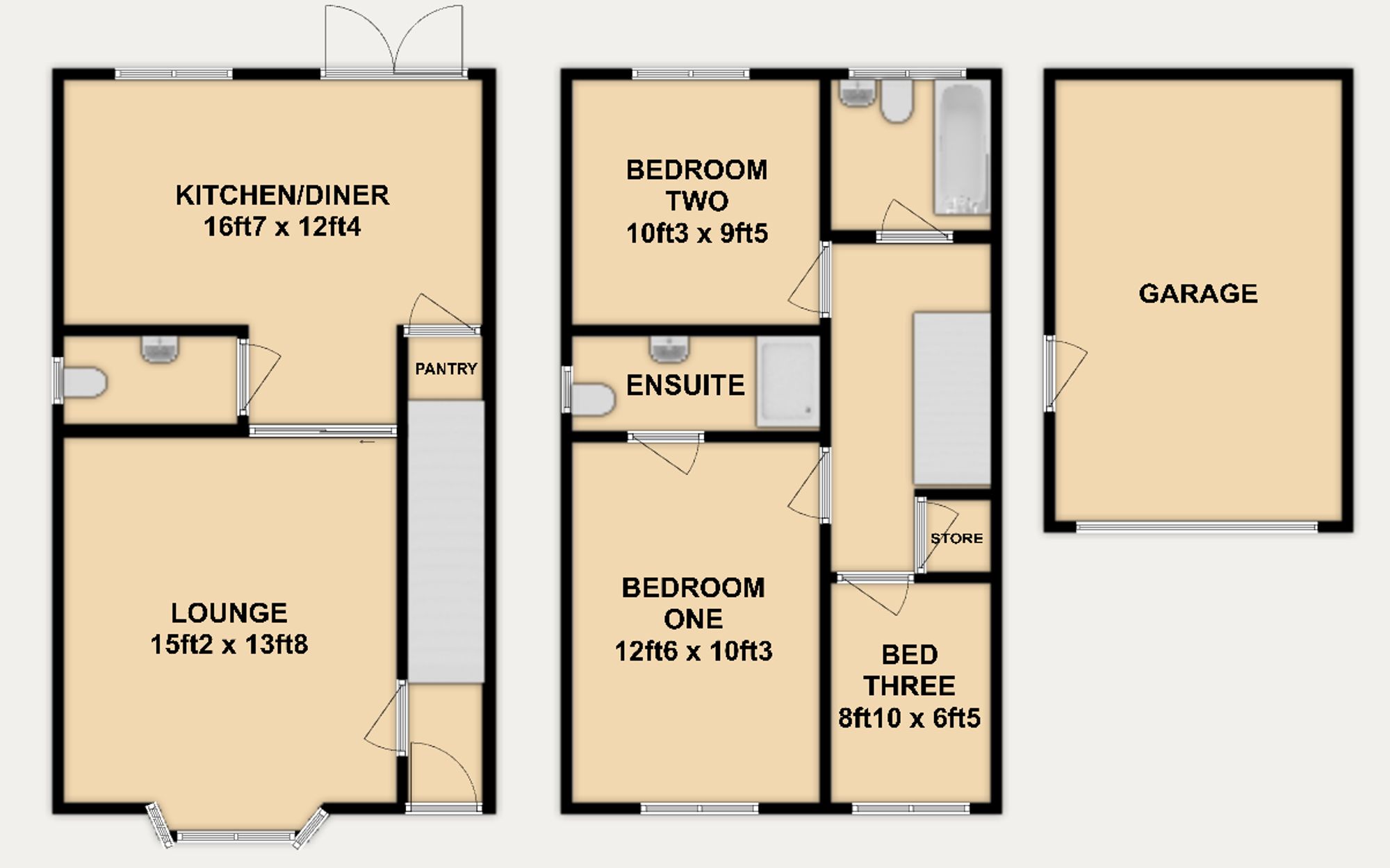 47 Garden Village, Chester floorplan