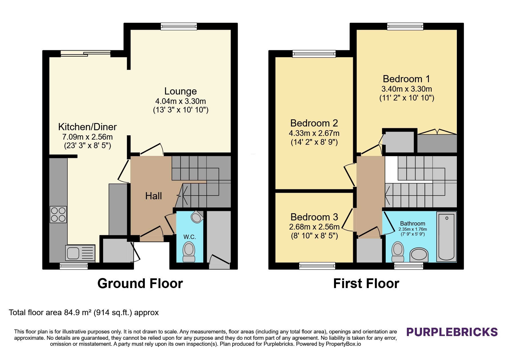 Coachwell Close, Telford floorplan