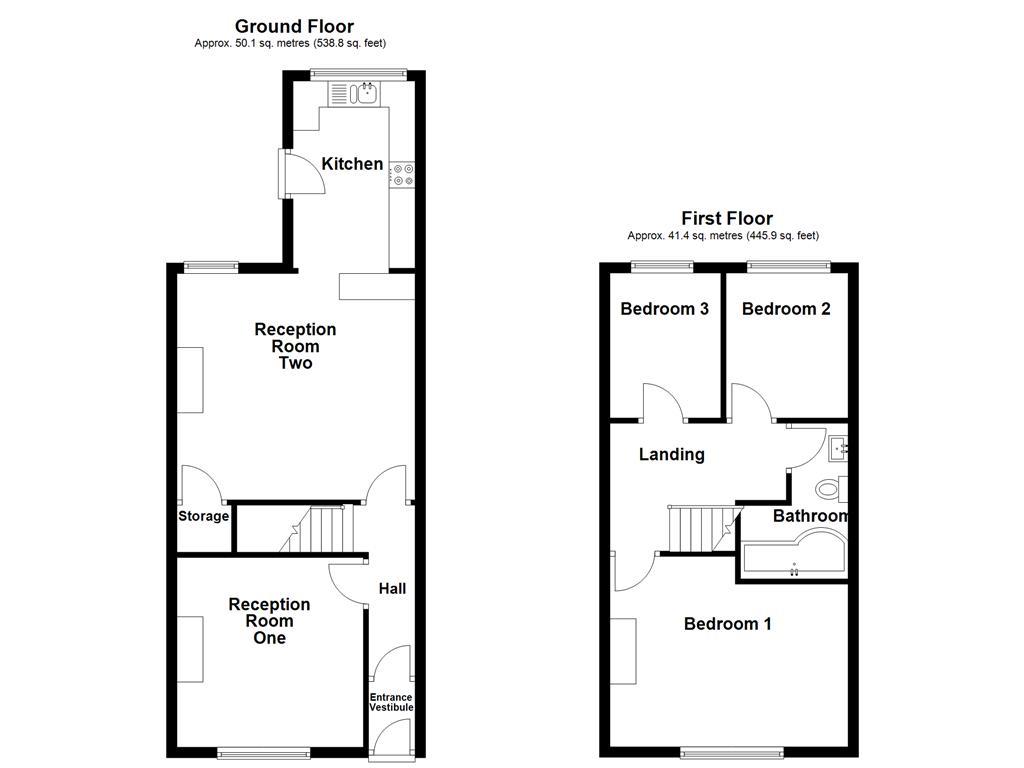 22, Stanley Street, Accrington floorplan