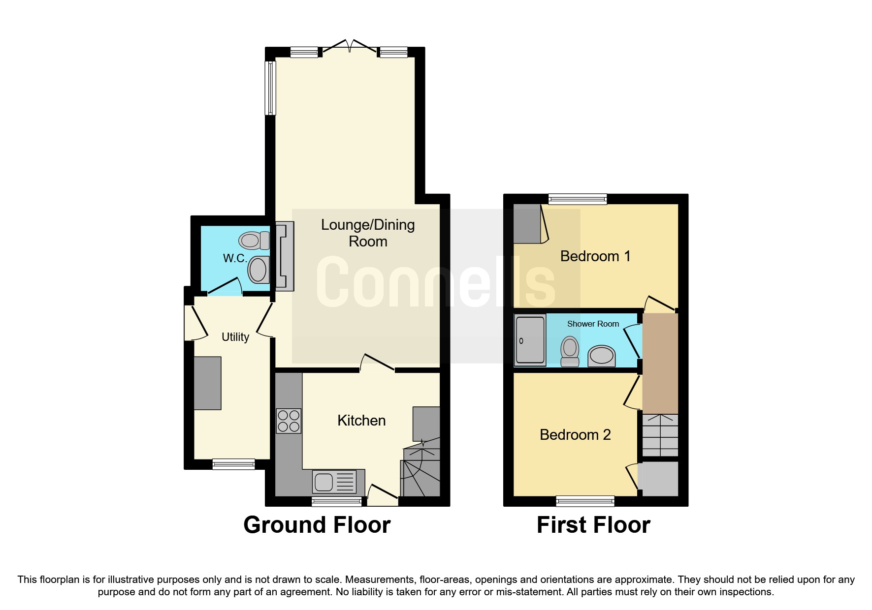 Link Road, Tyler Hill, Canterbury CT2, 2 bedroom semidetached house