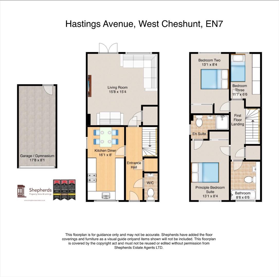 Hastings Avenue, Goffs Oak floorplan