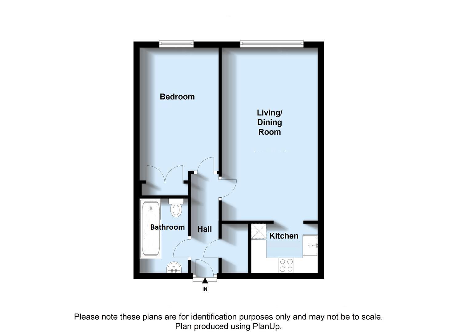 Flat 3, Hometye House 64-66, Claremont Road, Seaford floorplan