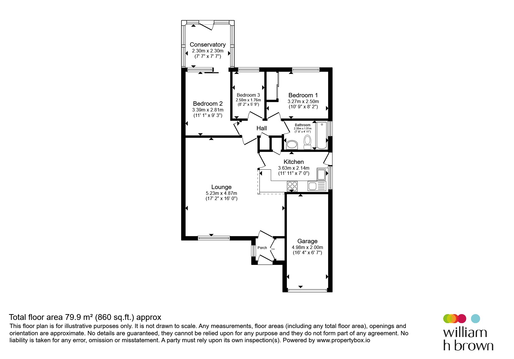 17, Frobisher Grove, Rotherham floorplan