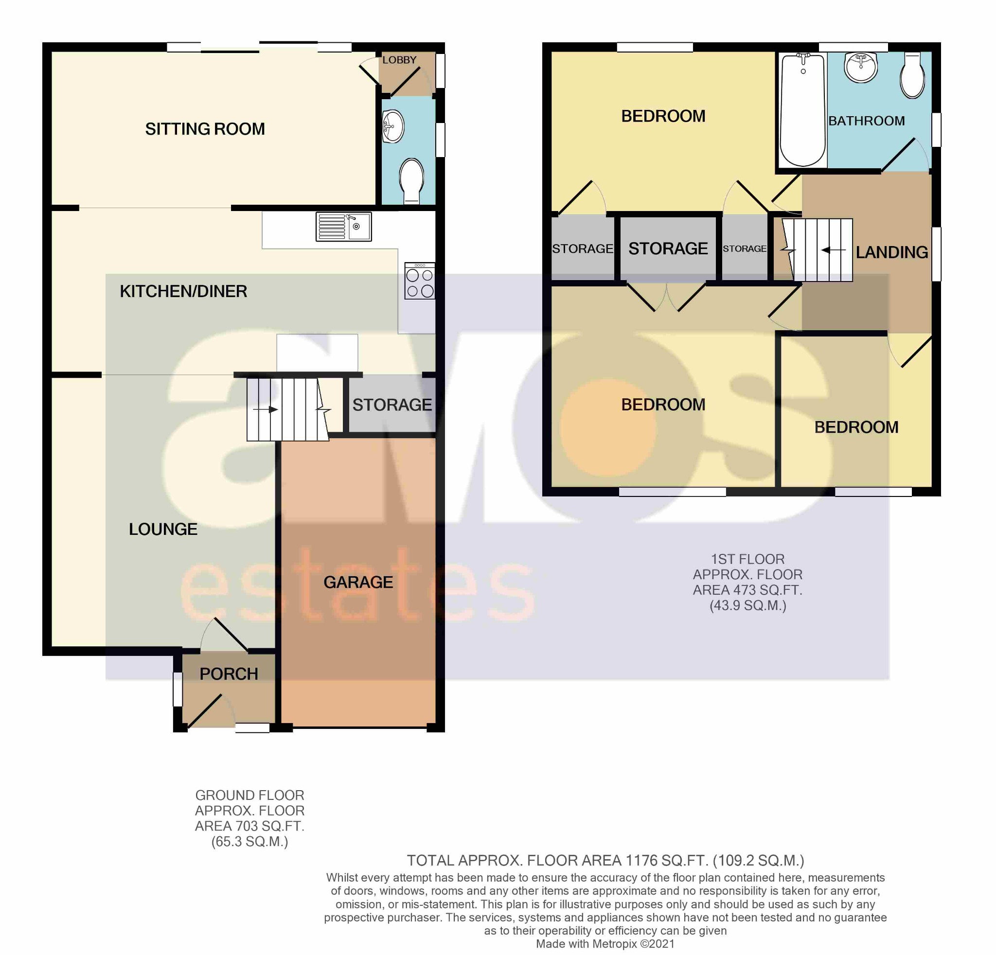 The Birches, Benfleet, Essex SS7, 3 bedroom semidetached house for