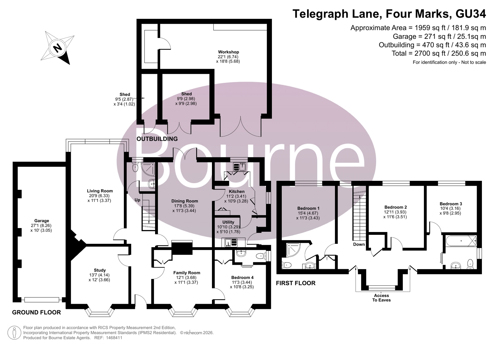 94, Telegraph Lane, Four Marks floorplan