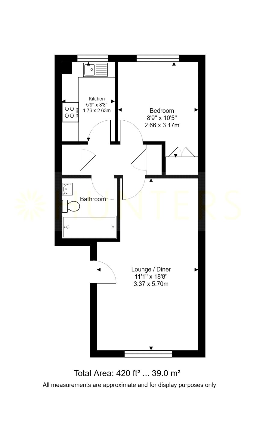 Flat 19, Arundel Court,, West Street, West Sussex floorplan