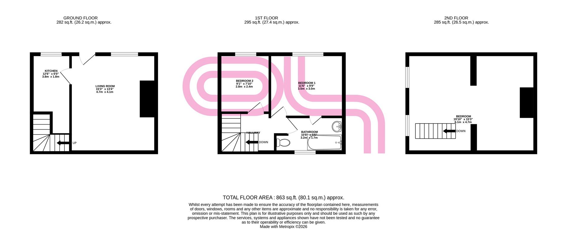 6, Lindon Street, Keighley floorplan