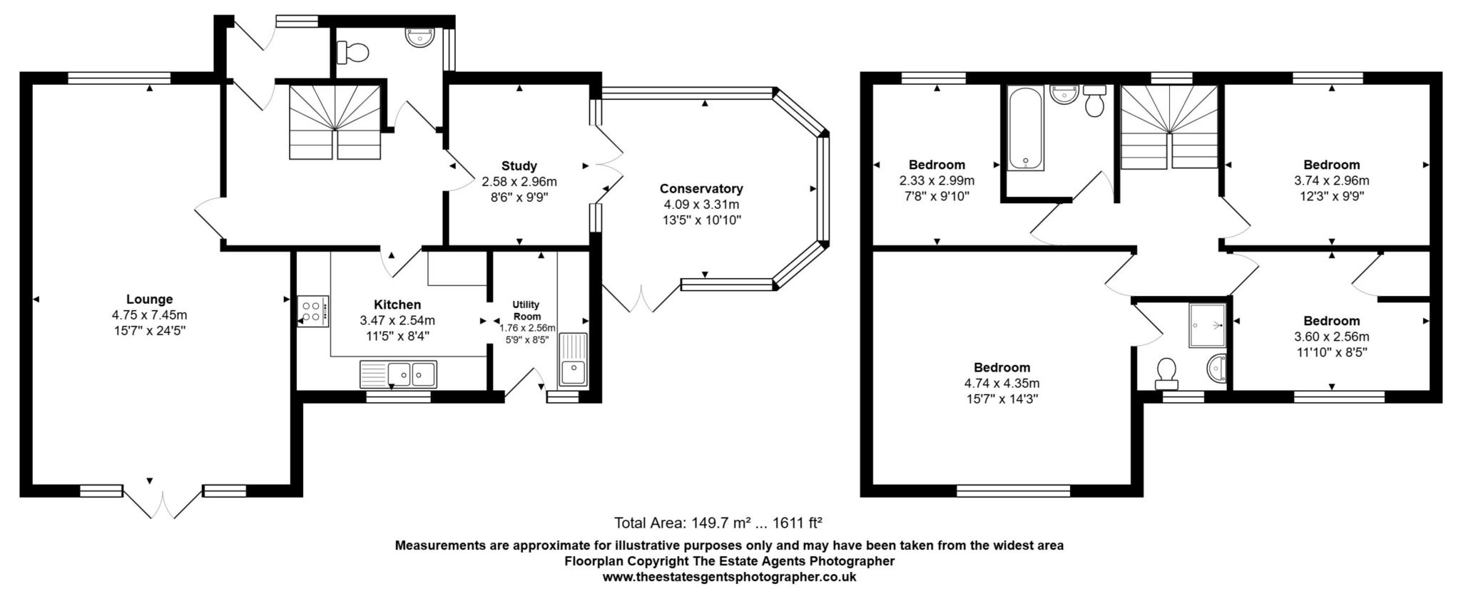 4, Mell Road, Maldon floorplan