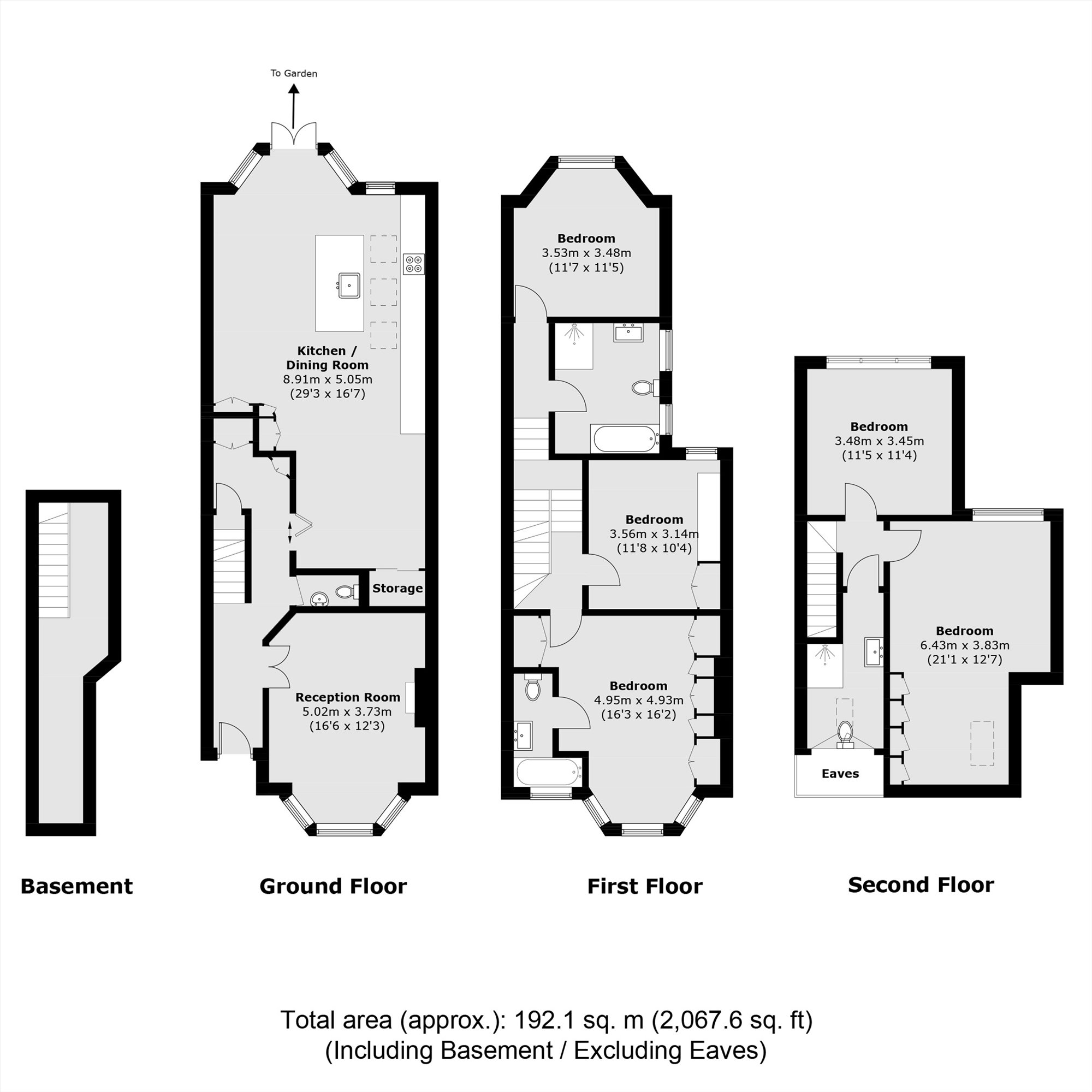 38, Hillcrest Road, London floorplan