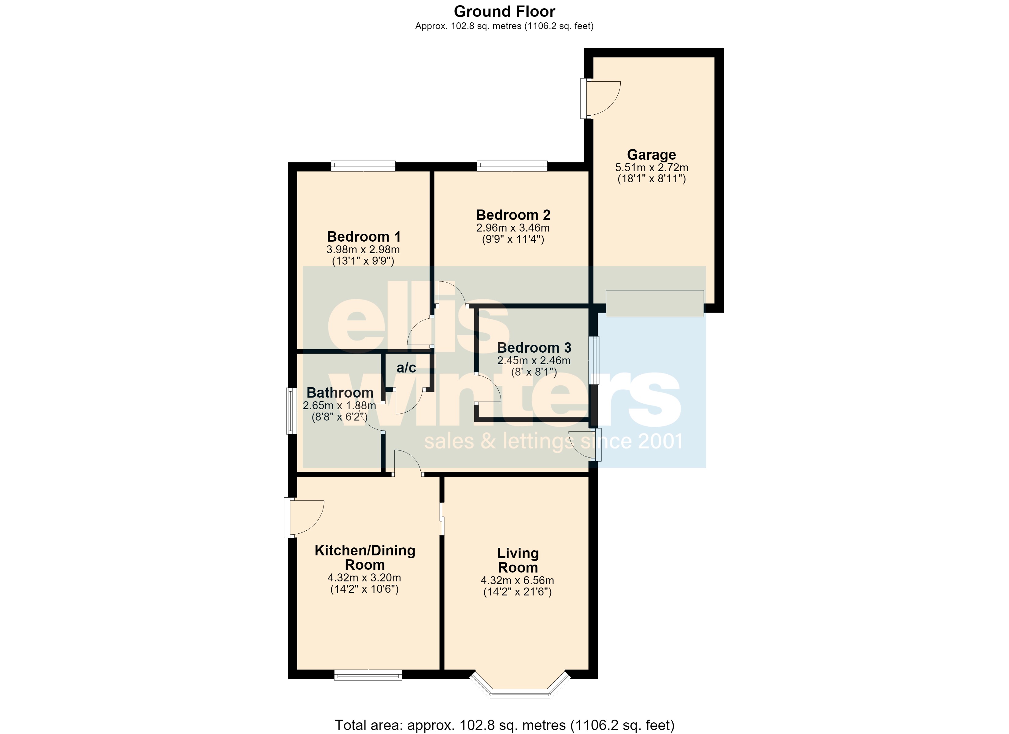 18, Marian Way, Chatteris floorplan